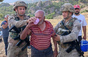Amasya'da haber alınamayan alzaymır hastası ormanlık alanda bulundu
