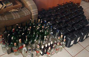 Antalya'da 120 litre kaçak alkol maddesi yakalandı