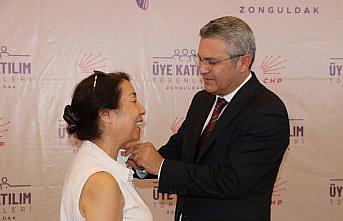 CHP'li Salıcı, partisinin Zonguldak'taki üye katılım töreninde konuştu: