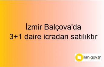 İzmir Balçova'da 3+1 daire icradan satılıktır