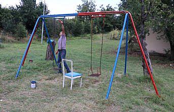 Karabük'te eski köy okulu köylünün desteğiyle yaşam merkezine dönüştürülüyor