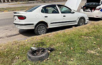 Karabük'te otomobille çarpışan motosikletin sürücüsü yaralandı