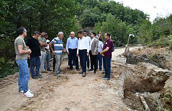 Karabük'te selde zarar gören alanlarda onarım sürüyor