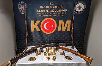 Karabük'te silah kaçakçılığı operasyonunda bir kişi yakalandı