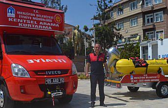 Merzifon’da kentsel arama kurtarma aracı hizmete girdi