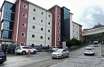 Rize'de onkoloji merkezinde çıkan yangın söndürüldü