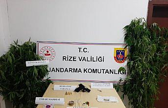 Rize'deki uyuşturucu operasyonunda 1 şüpheli gözaltına alındı