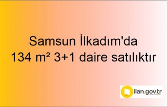 Samsun İlkadım'da 134 m² 3+1 daire mahkemeden satılıktır