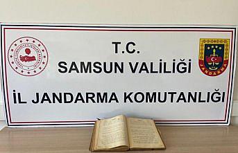 Samsun'da tarihi eser niteliğinde Kur'an-ı Kerim ele geçirildi
