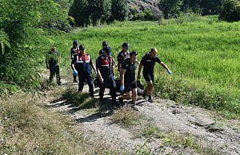 Sinop'ta aracı yanmış halde bulunan kadının cesedine gölette ulaşıldı