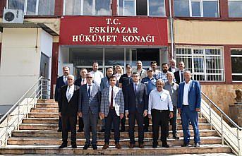 Vali Gürel Eskipazar'ı ziyaret etti
