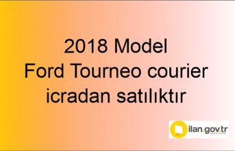 2018 Model Ford Tourneo courier icradan satılıktır