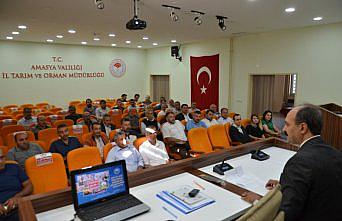 Amasya'da çiftçi bilgilendirme toplantısı düzenlendi