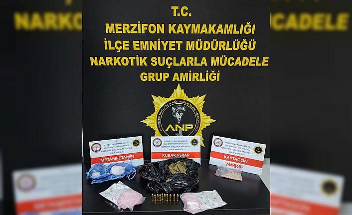 Amasya'da uyuşturucu operasyonunda bir zanlı tutuklandı