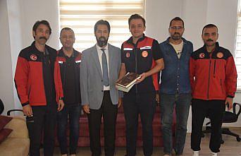 Espiye Müftüsü Gülbe İtfaiye Müdürlüğünü ziyaret etti