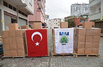 Espiye'den Pakistan'a yardım