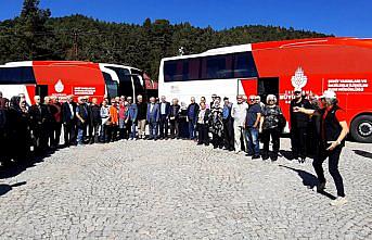 Gaziler ve aileleri Mudurnu ve Abant'ı ziyaret etti