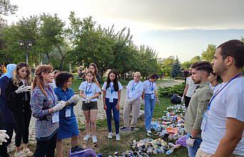 Kastamonu'da toplanan çöpler heykel yapımında kullanılacak
