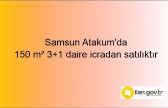 Samsun Atakum'da 150 m² 3+1 daire icradan satılıktır