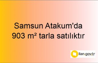 Samsun Atakum'da 903 m² tarla icradan satılıktır
