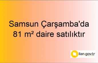 Samsun Çarşamba'da 81 m² daire icradan satılıktır