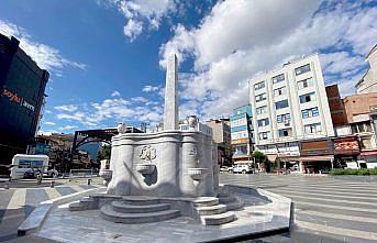 Samsun'da Sultan 2. Abdülhamid'in yaptırdığı çeşme yeniden inşa edildi
