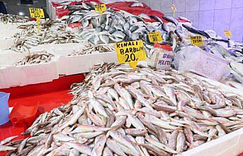 Samsun'da tezgahlarda mezgit, barbunya ve istavrit bolluğu yaşanıyor