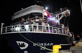 Sinoplu balıkçılar dualarla denize uğurlandı