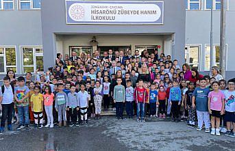 TPAO'nun Zonguldak'taki ilkokulda yenilediği kütüphane ve sınıflar törenle açıldı