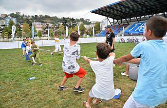 Trabzon'da 9-13 yaş grubundaki çocuklar Doğa Kampında buluştu