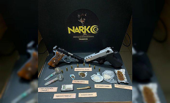 Trabzon'da uyuşturucu operasyonunda 3 kişi gözaltına alındı
