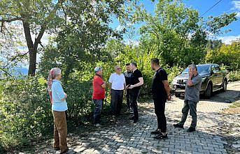 Ulus Kaymakamı Kılıç'tan sağanaktan etkilenen bölgelerde inceleme