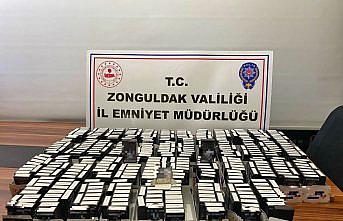 Zonguldak'ta 37 şişe etil alkol ele geçirildi