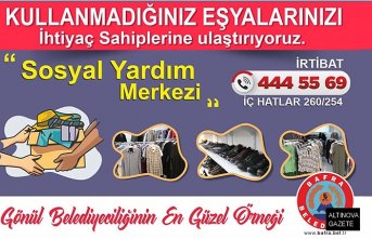 Gönül Belediyeciliğinin En Güzel Örneği; Sosyal Yardım Merkezi