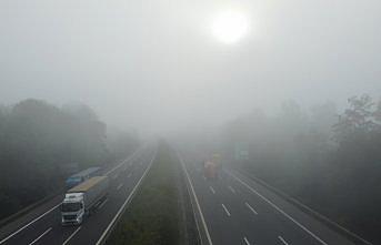 Anadolu Otoyolu'nun Düzce kesiminde sis etkili oldu
