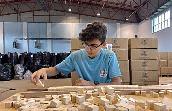 Kastamonu'daki meslek lisesinde 75 bininci oyuncağın üretilmesi pastayla kutlandı