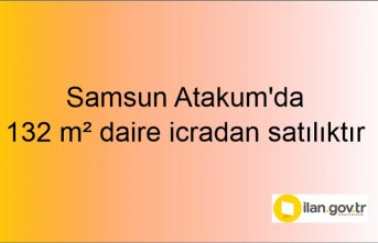 Samsun Atakum'da 132 m² daire icradan satılıktır