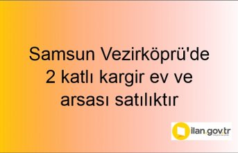Samsun Ladik'te 2000 m² tarla mahkemeden satılıktır