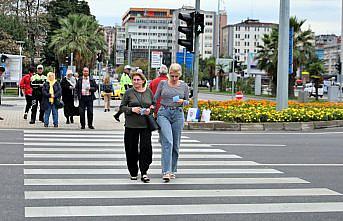 Samsun'da yayalara yönelik uygulama yapıldı