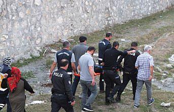 Tokat'ta boş kanala düşen lise öğrencisi yaralandı