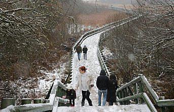 Abant'a mevsimin ilk karı yağdı