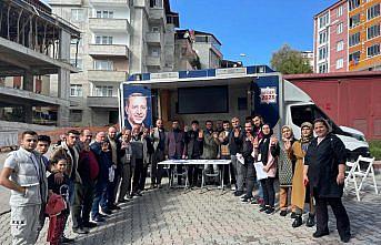 AK Parti İlkadım'da üye ziyaretlerinde bulundu