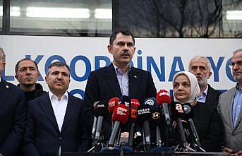 Bakan Kurum, Gölyaka'da depreme ilişkin açıklamalarda bulundu: