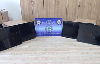 Çorum'da aynı evden 4 kez televizyon çalan hırsız yakalandı