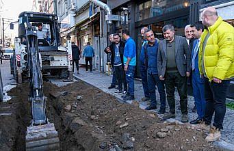 Giresun'da Fatih Caddesi yenileniyor