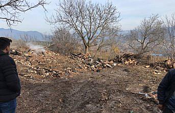 Karabük'te çıkan yangında ev kullanılamaz hale geldi