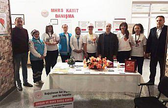 Merzifon’da hastanede açılan stantta organ bağışının önemi anlatıldı