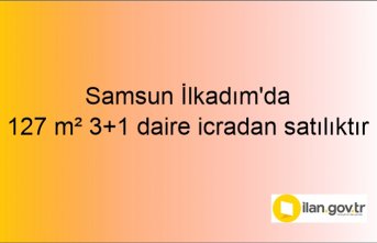Samsun İlkadım'da 127 m² 3+1 daire icradan satılıktır