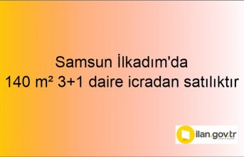 Samsun İlkadım'da 140 m² 3+1 daire icradan satılıktır