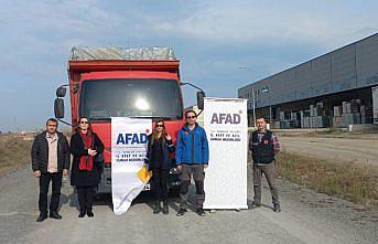 Samsun'dan Pakistan'a bir kamyon gıda yardımı gönderildi